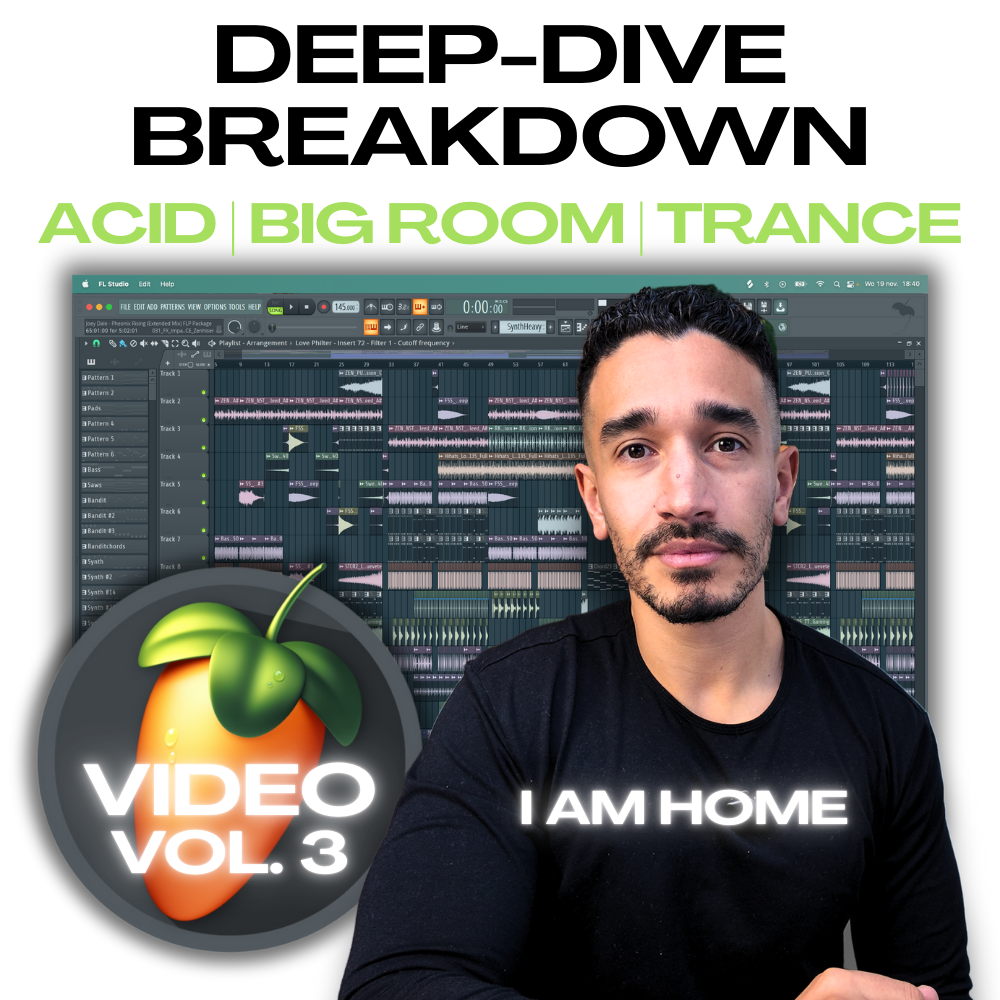 Deep-Dive Breakdown Vol. 3: Acid / Big Room / Trance | incl. Video + Project Files & Stems