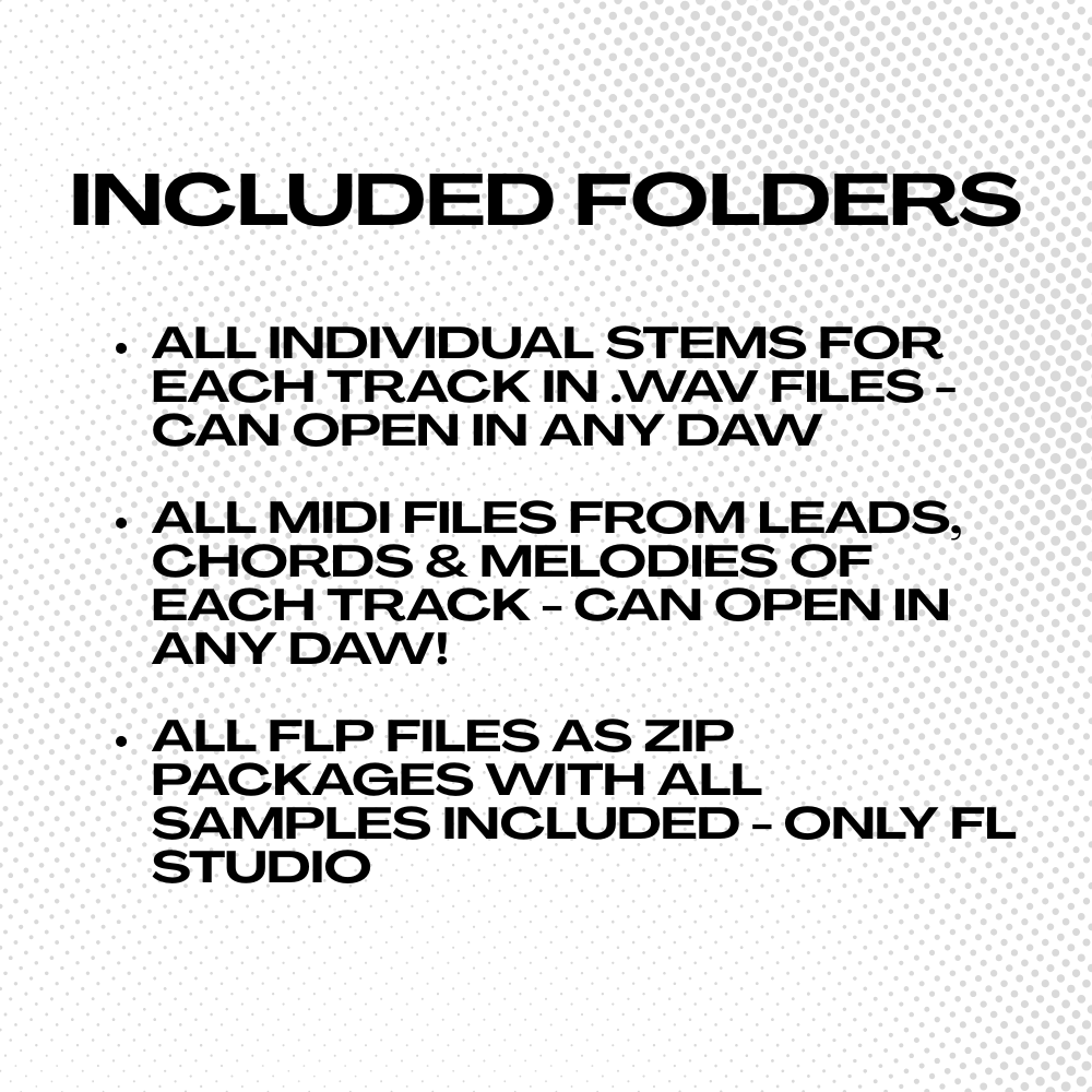 The All-Access Premium Vault | 29 Release-Ready Project Files: All Stems, FLPs, MIDI + All Training