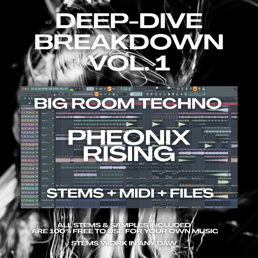 Deep-Dive Breakdown™ Vol. 1: Big Room Techno | incl. Video + Project Files & Stems