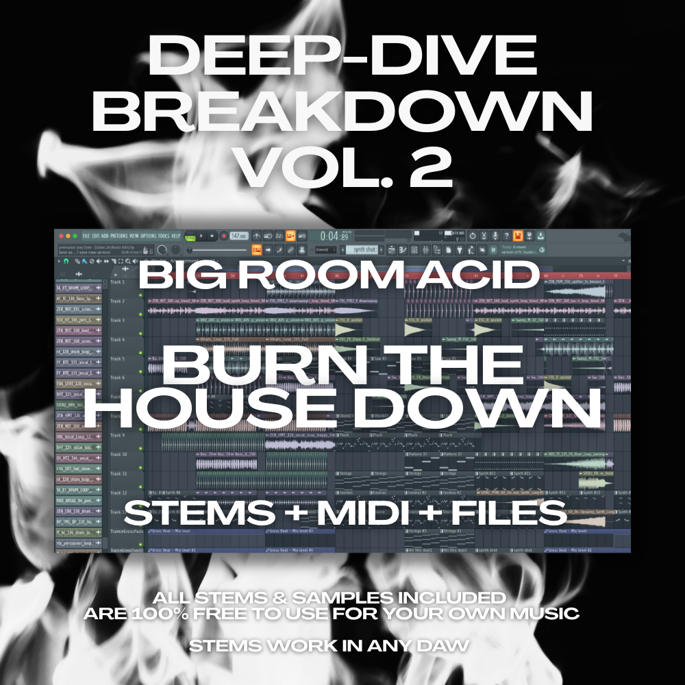 Deep-Dive Breakdown™ Vol. 2: Big Room Acid | incl. Video + Project Files & Stems