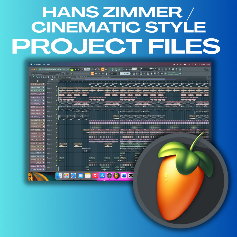 Cinematic Movie Score Producer Pack | Stems, MIDI & FLP Files