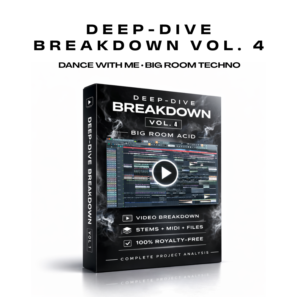 Deep-Dive Breakdown™ Vol. 4: High-Energy Drops | incl. Video + Project Files & Stems