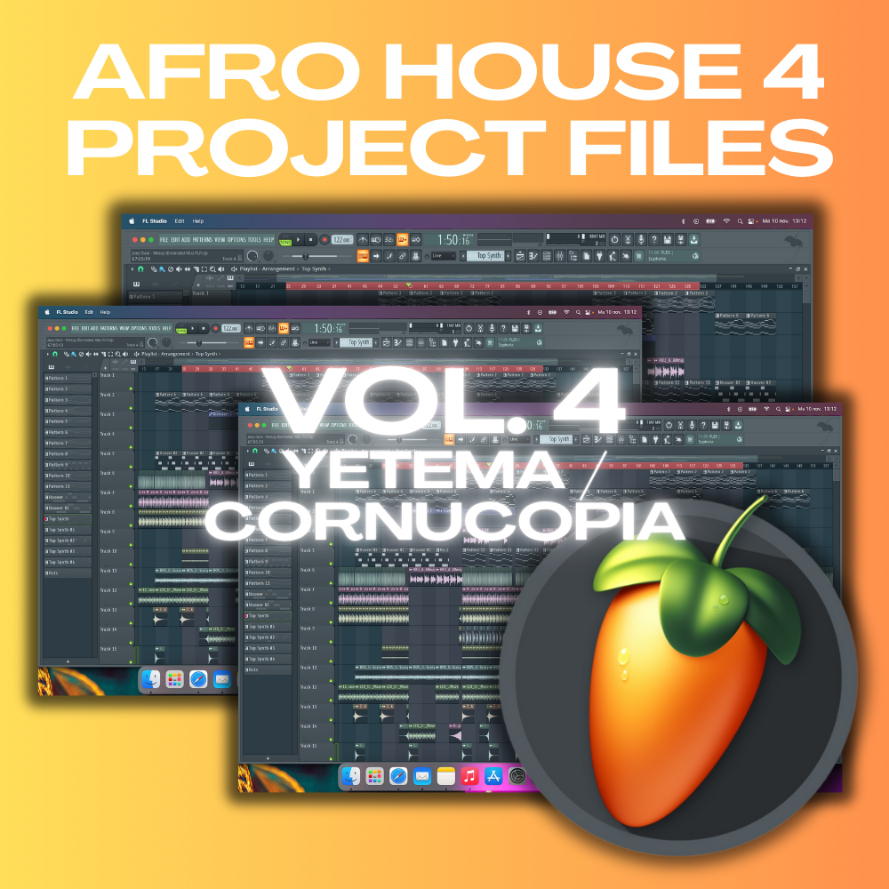 Afro House Producer Pack Vol. 4 | Stems, MIDI & FLP Files